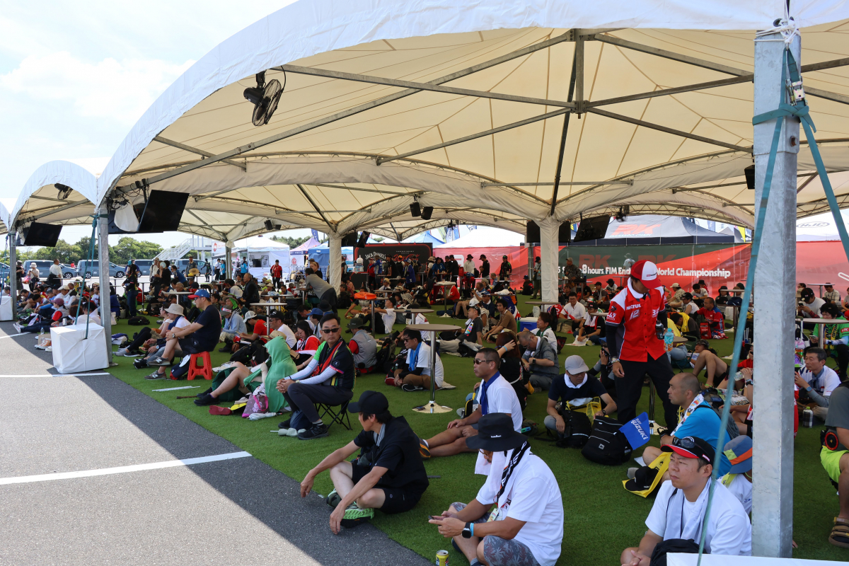 8FES クールダウンエリア