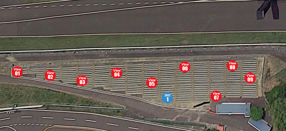 座席表と席からの眺め