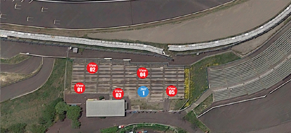 座席表と席からの眺め