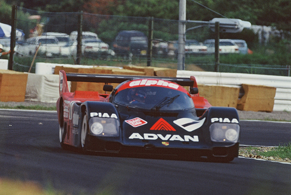 The 3rd place Advan Porsche entered with #1 as last year's champion.