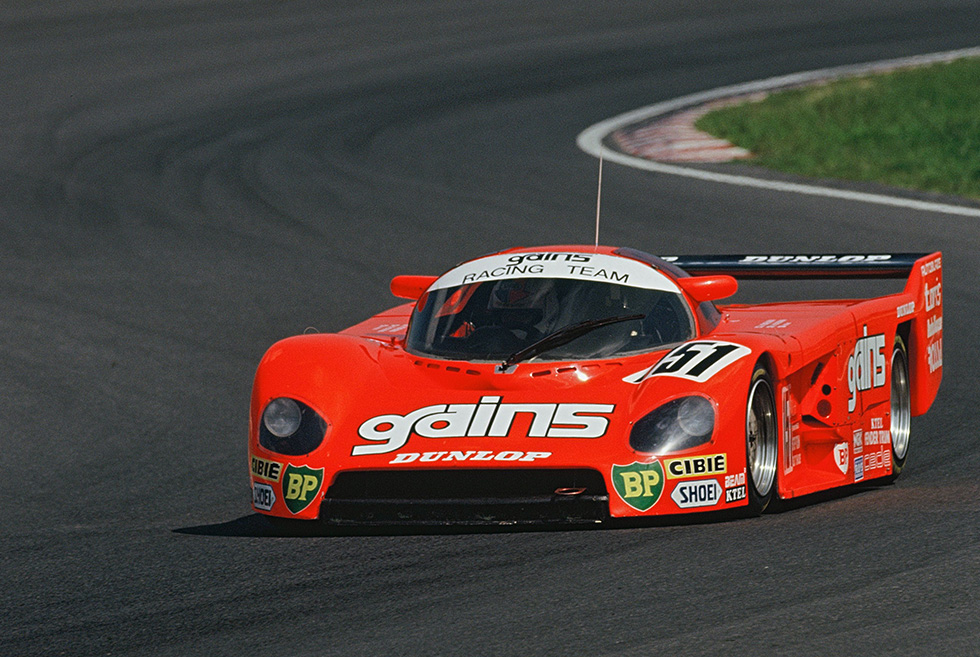 The Gains 63C won the B class. It features a uniquely modified TOMS chassis and cowl, and this time is equipped with a Cosworth DFV engine.