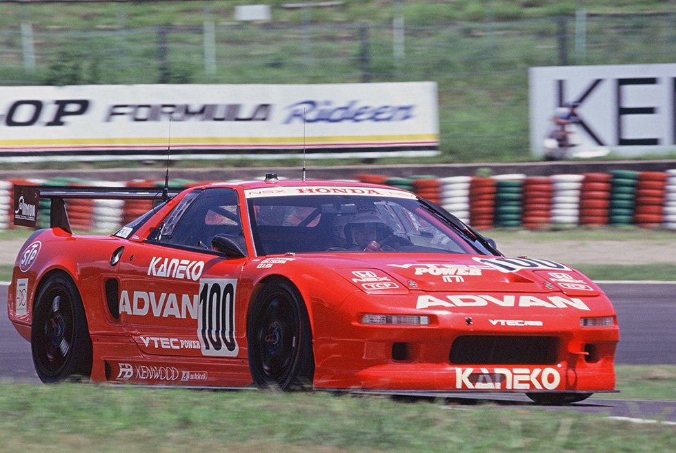 The Advan NSX GT2, which finished 2nd overall in the Tokachi 24 Hours, also finished 2nd overall and won its class here at the SUZUKA 1000Km.