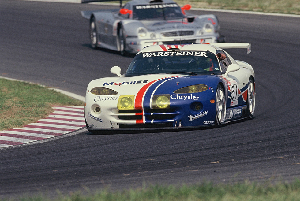 In the GT2 class, the Viper battled the Marcos, securing 1st and 2nd in class (9th and 10th overall).