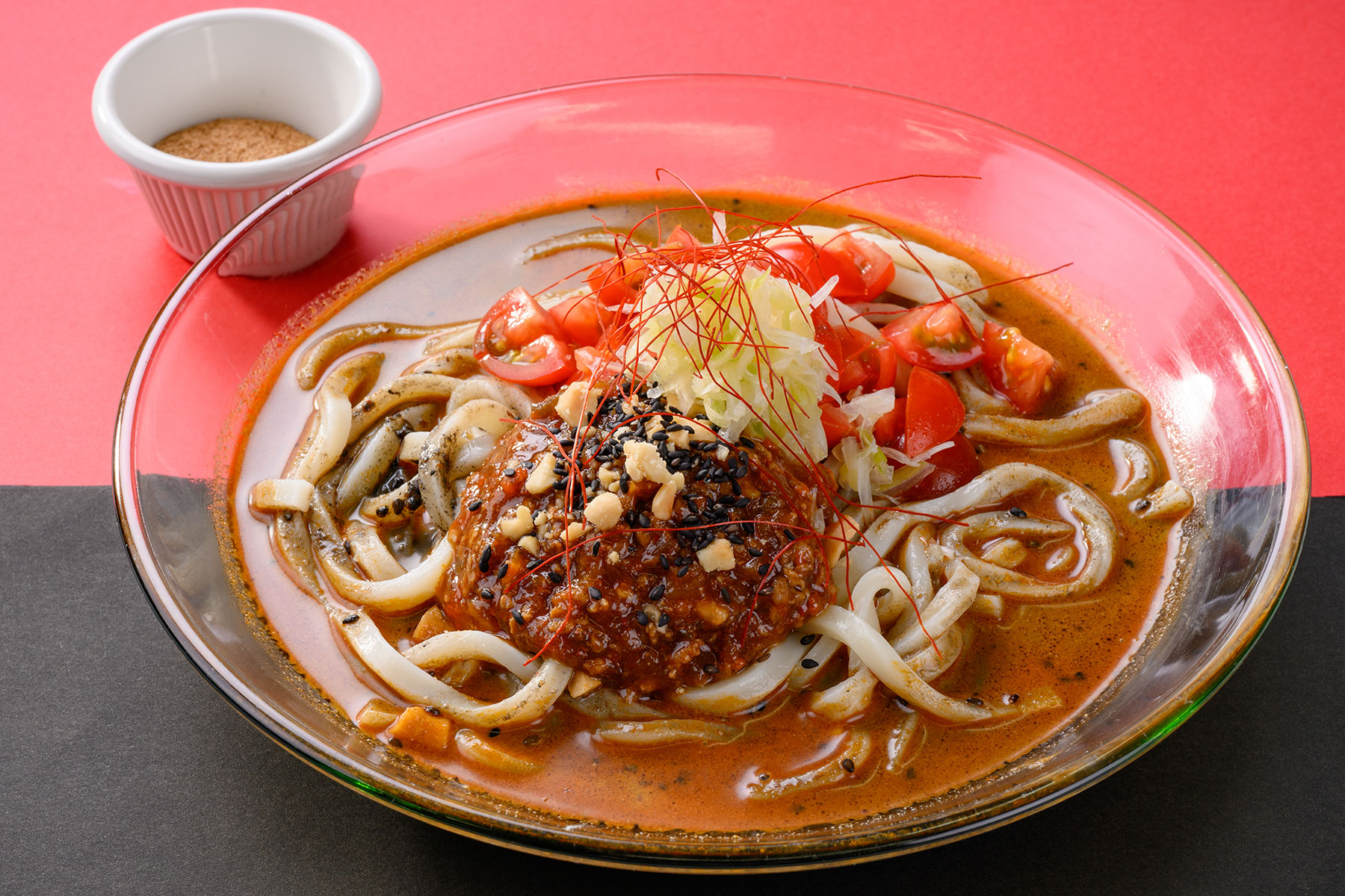 Black Sesame Chilled Tantan Udon 1,600yen