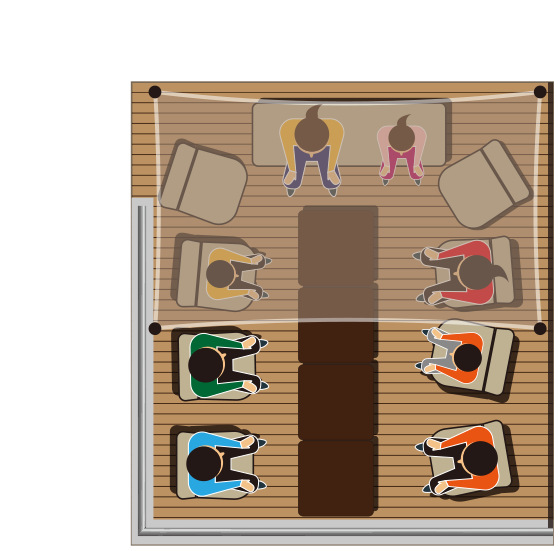 XL (With Shade) / 8 People