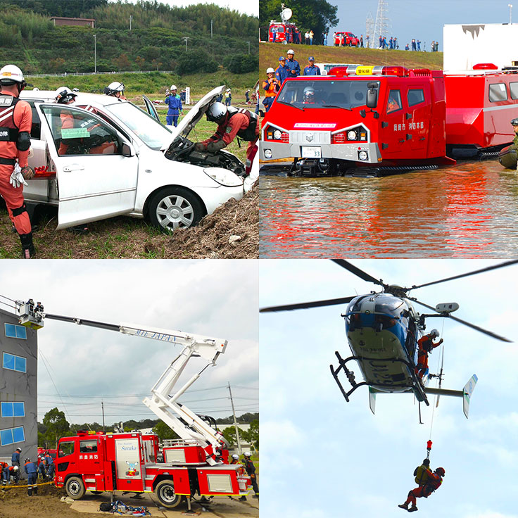 Mie Prefecture Comprehensive Disaster Prevention DAY - Joint Training of the Emergency Firefighting Assistance Team Chubu Block -