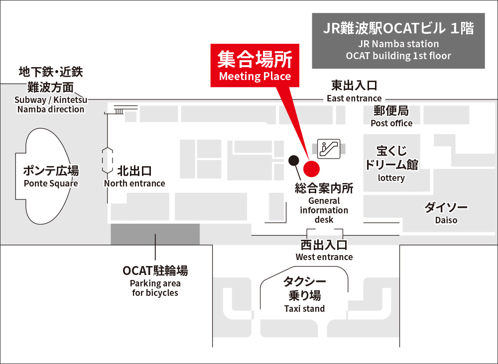 Meeting Place for Outbound Route