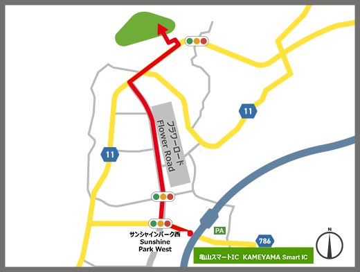 Meeting Place for Outbound Route
