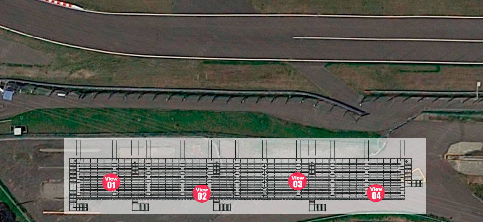 Seating map and view from the seat