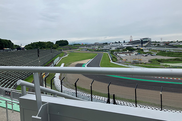View from B2 seats
