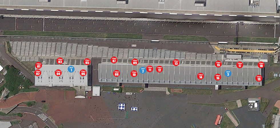 Seating map and view from the seat