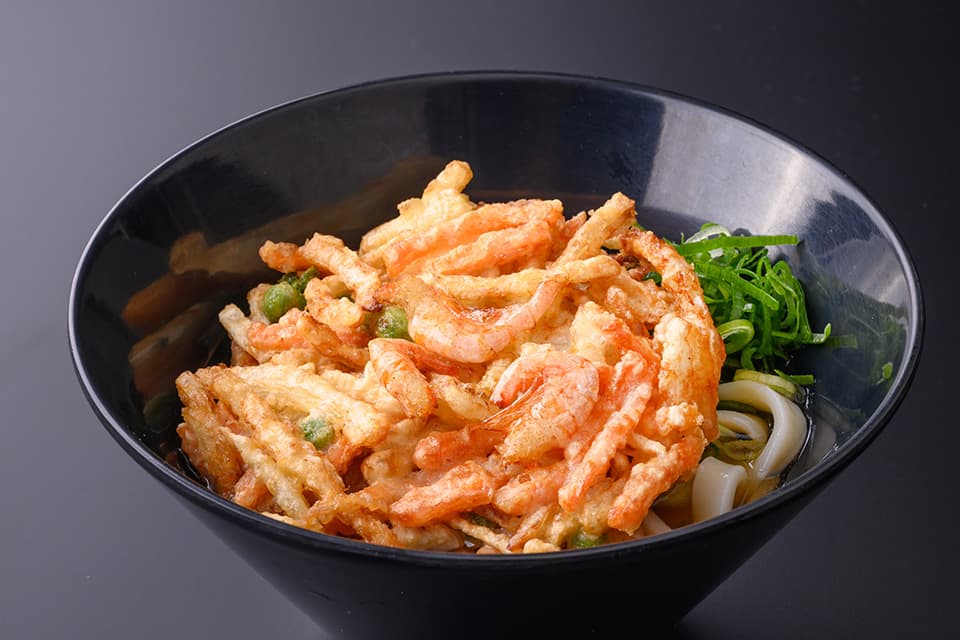 Ebi and Vegetable Tempura Udon