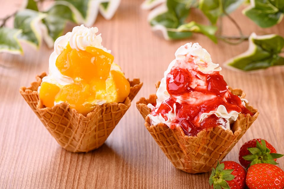 Waffle Ice (Mango/Strawberry)