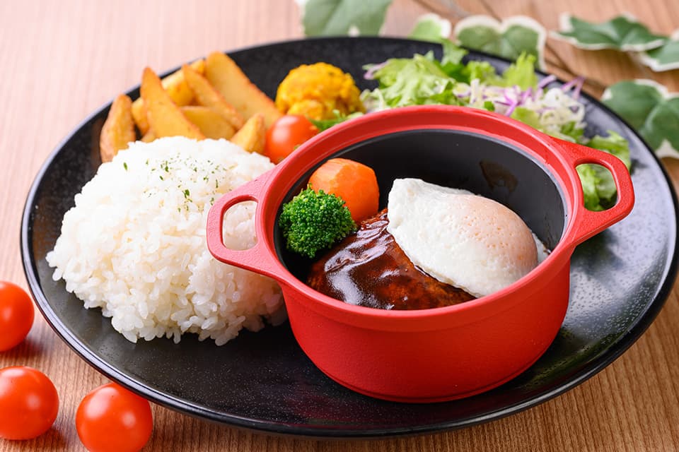 Soft Hamburger Plate ~ Demi-Glace Sauce