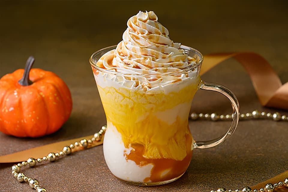 Pumpkin Milk Pudding Drink