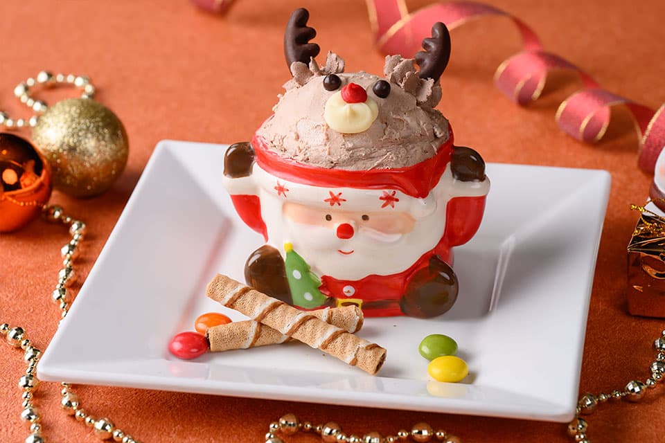 A Little Topping! Reindeer Chiffon