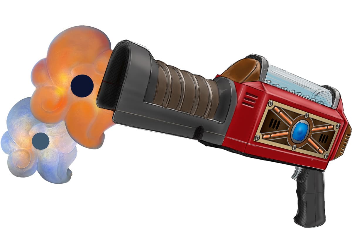 Racer Gun "Clear Blaster"