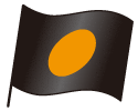 Orange Ball Flag