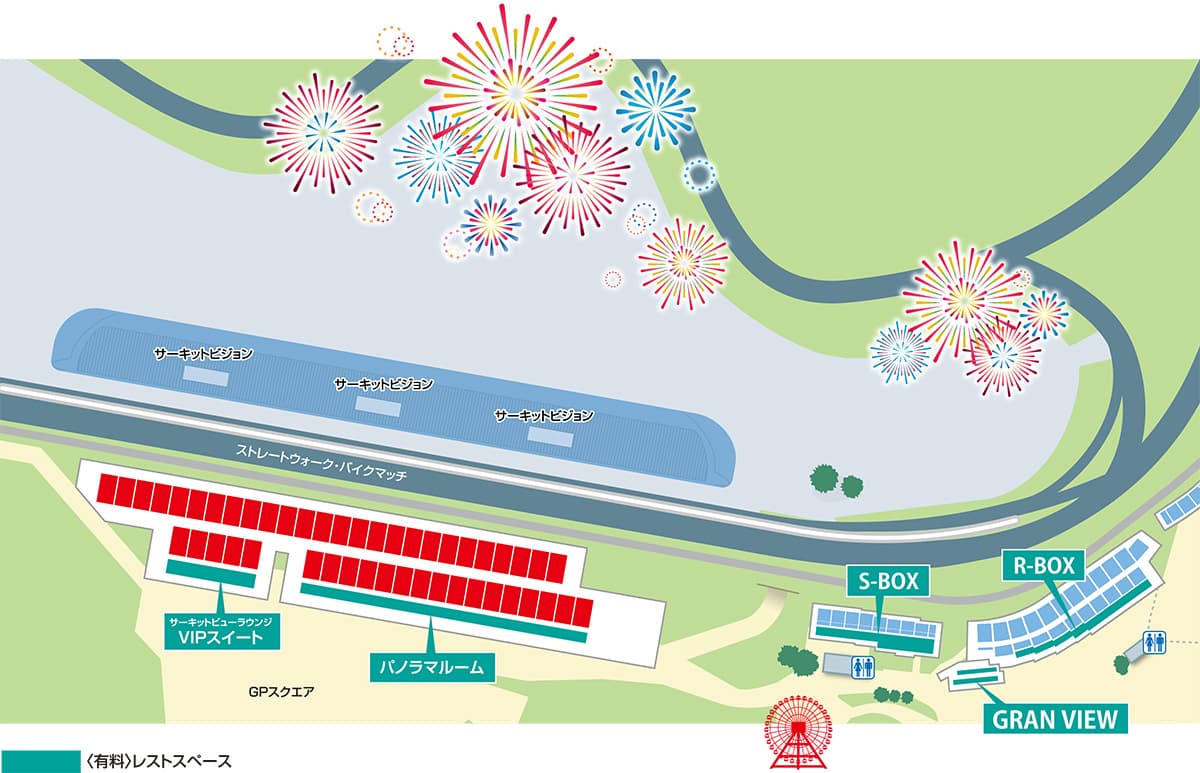 Paid Rest Space Area Map