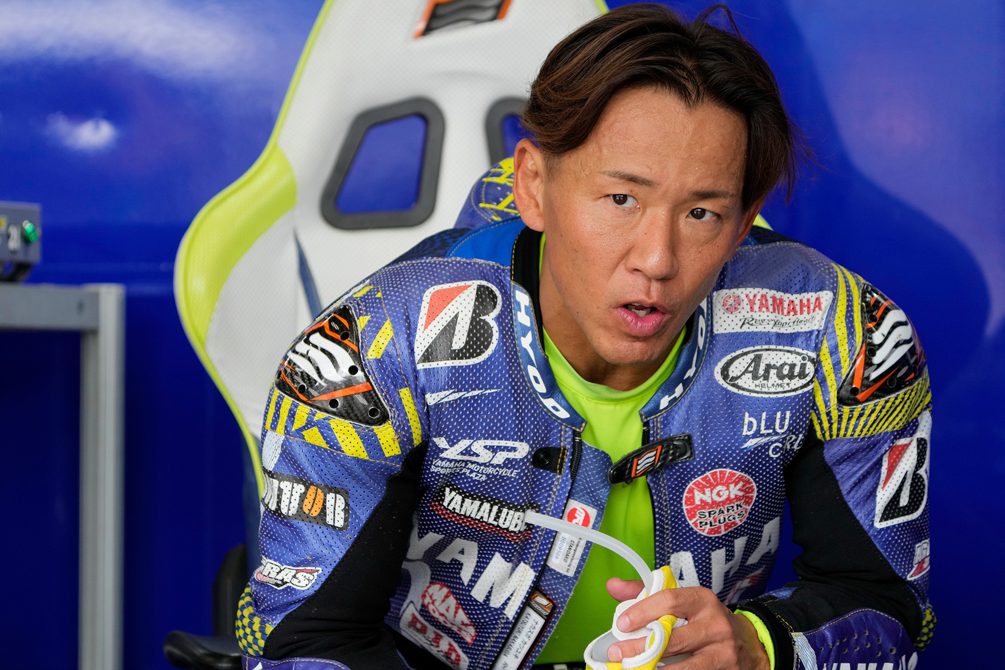 Katsuyuki Nakasuga, 43 years old, #1 / YAMAHA FACTORY RACING TEAM / YAMAHA YZF-R1, the ace Rider of YAMAHA reigning as the "absolute champion" of the All Japan Road Race. He has won the JSB1000 class championship a total of 12 times from his first win in 2008 to the 2023 season. He continues to lead the rankings in the 2024 season, demonstrating his overwhelming strength and speed. By the way, it seems he does not utilize any social media.