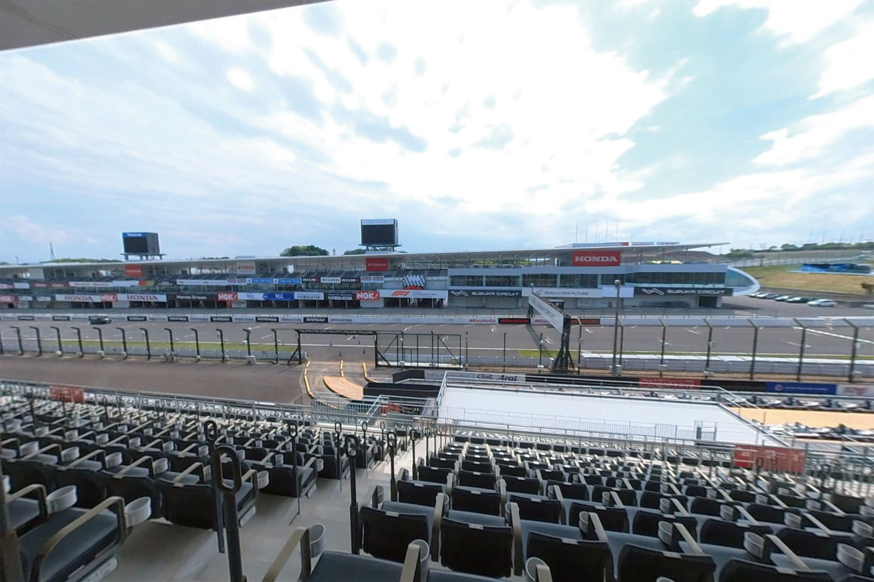 View from the V2 seats (image)