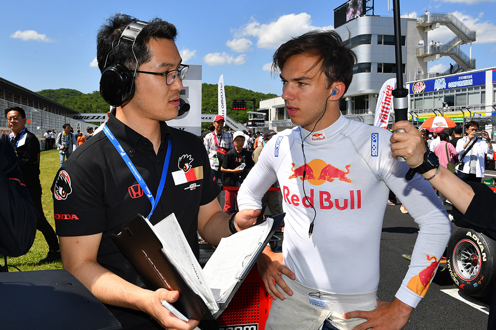 Pierre Gasly (current BWT Alpine Formula One Team) in 2017