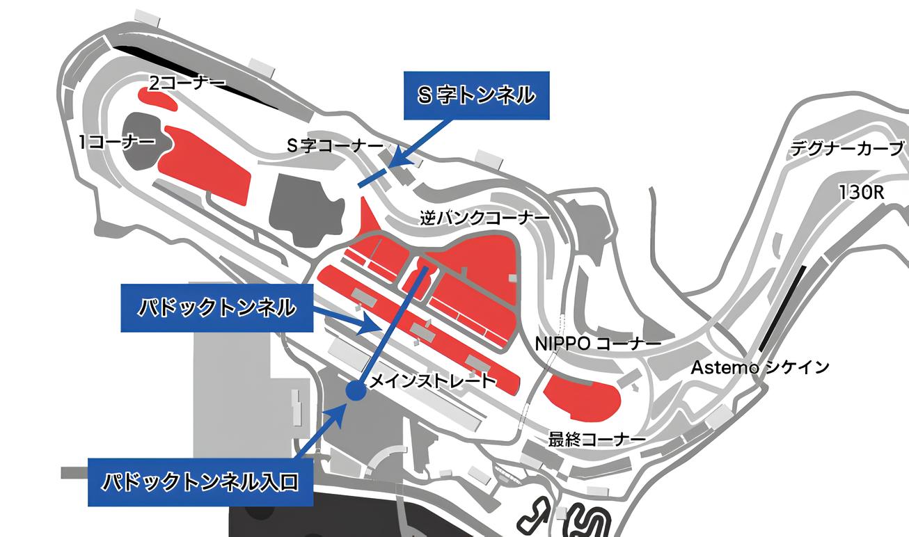 Here Is the Paddock Area!