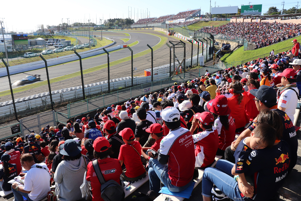 Family seat at the FORMULA 1 JAPANESE GRAND PRIX