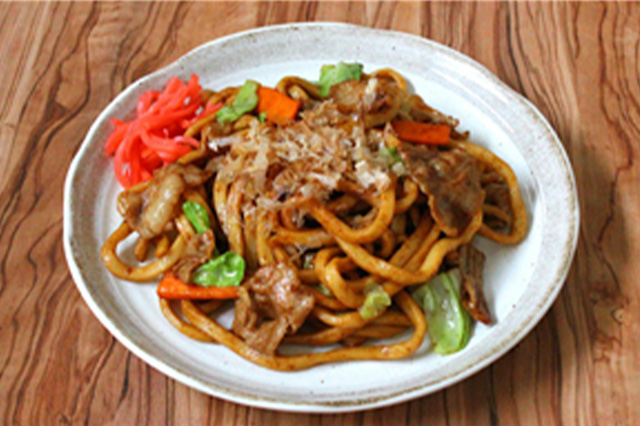 亀山みそ焼きうどん「みそ焼きうどん」