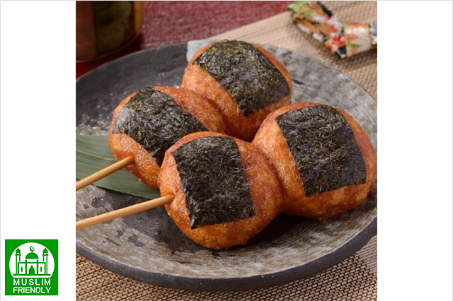 男の鉄板焼き屋台「揚げ餅」