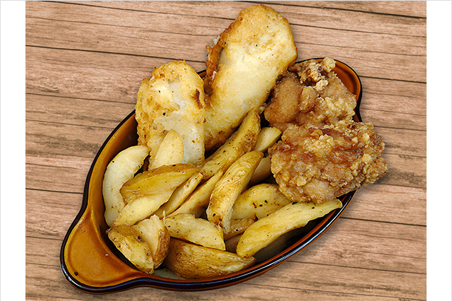 THANX!「フィッシュ＆チップス＋チキン」