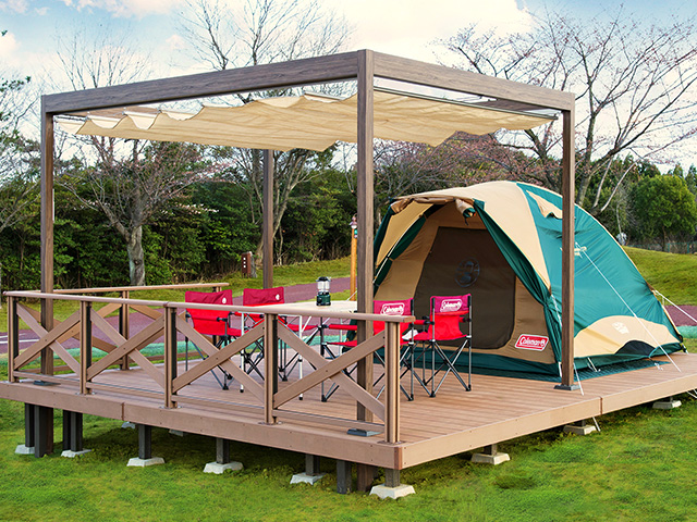 ウッドデッキサイト（テラス付）