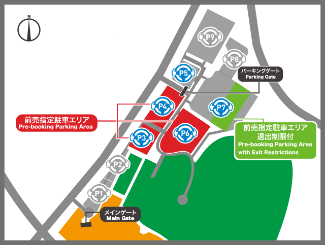 P3・P4・P6・P7駐車場