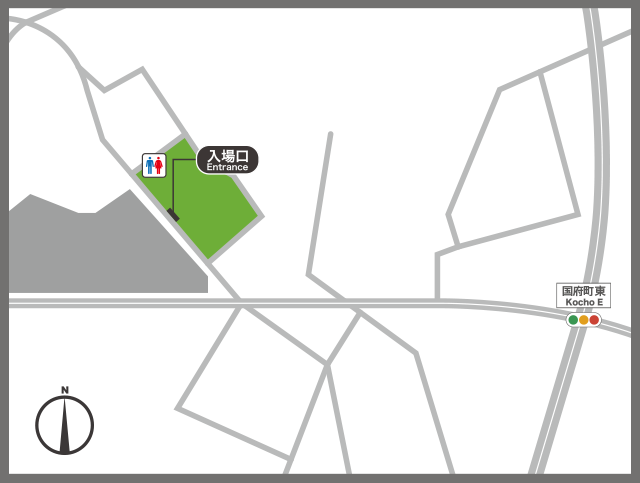 スプーンゲート付近臨時駐車場