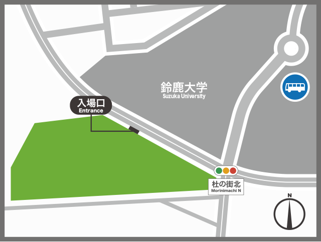 鈴鹿大学駐車場