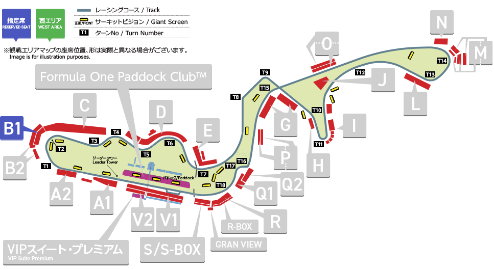 B1席マップ