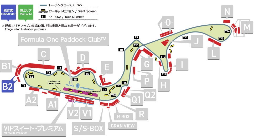 B2席マップ