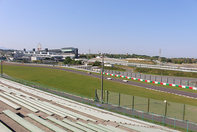 C席からのビュー（S字進入）