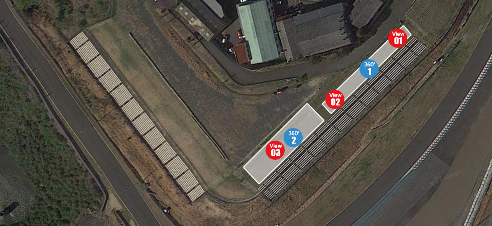 座席表と席からの眺め