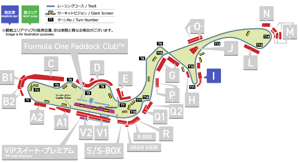 I席マップ