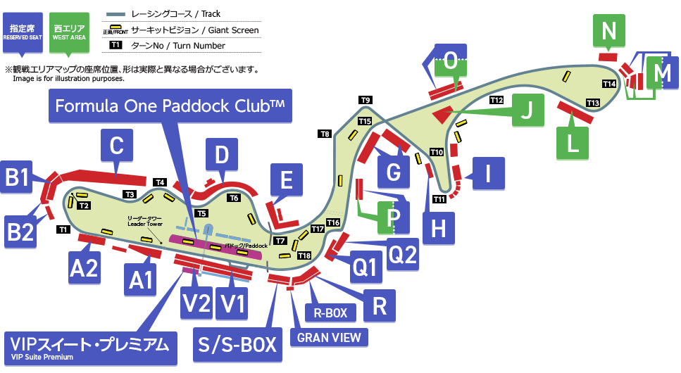 観戦エリアマップ