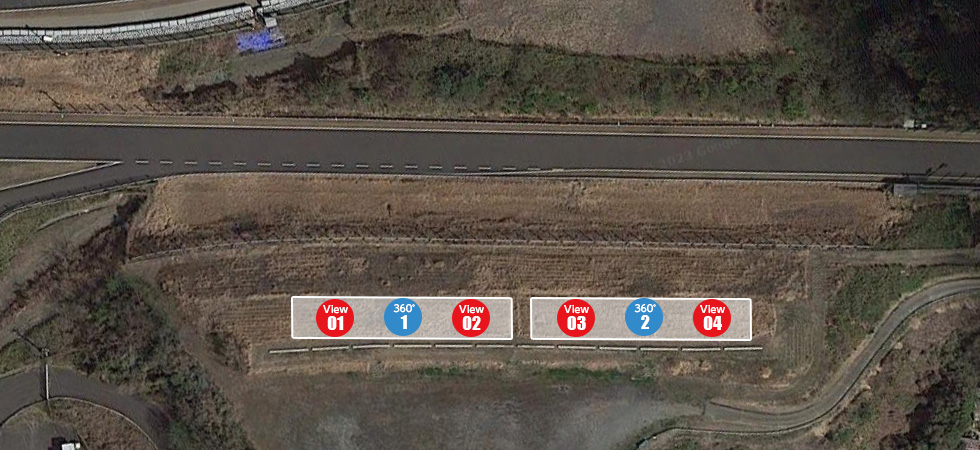 座席表と席からの眺め