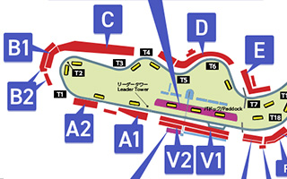 観戦エリアマップ
