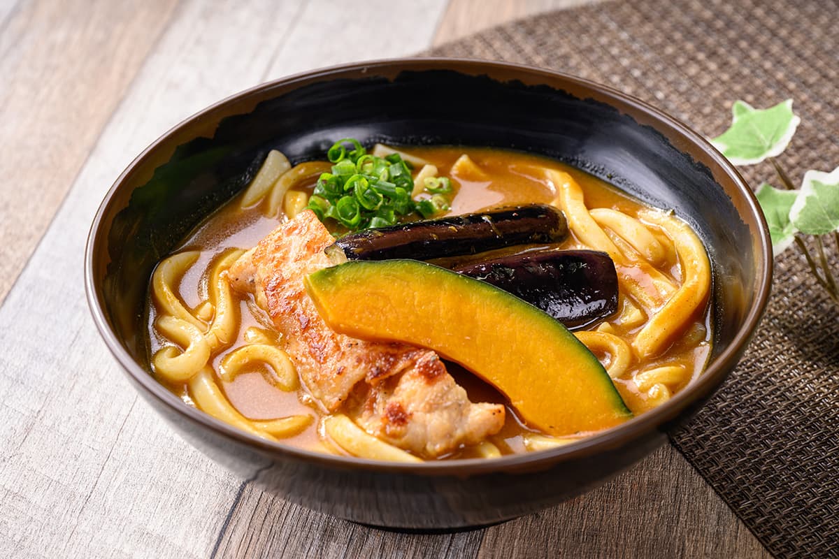 チキンカリーうどん