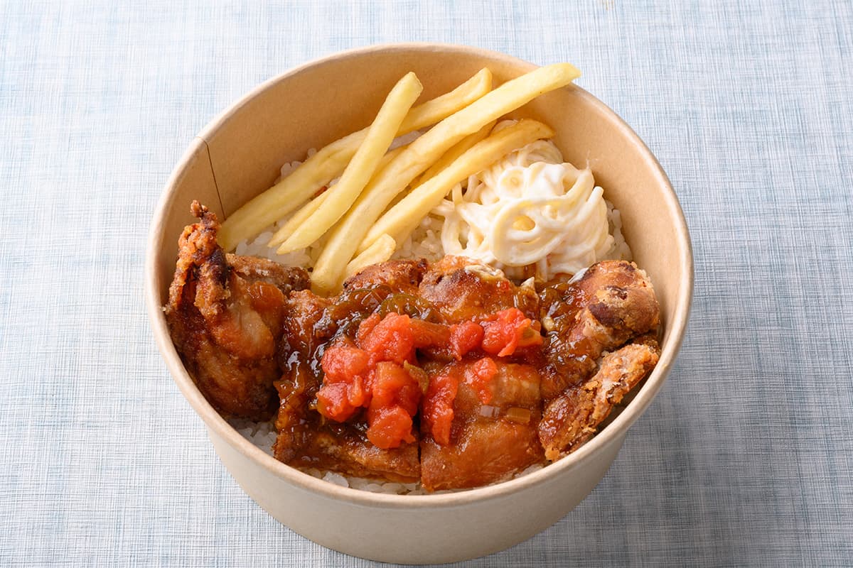 トマト油淋鶏bowl