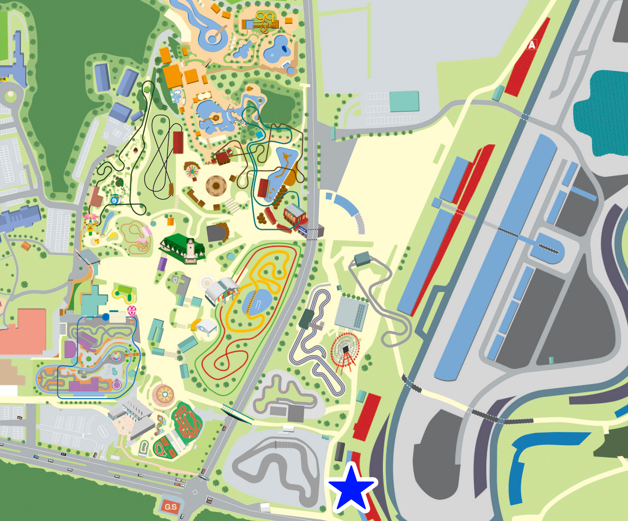 マップ 屋根付きプライベートスペース