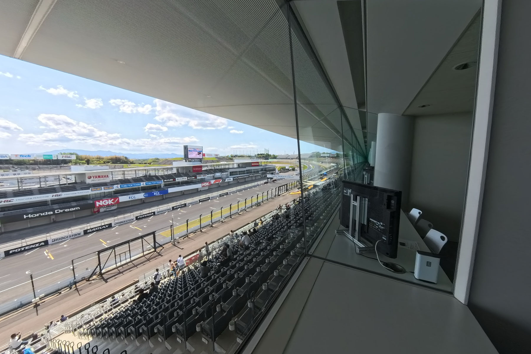 最終コーナー側の眺め