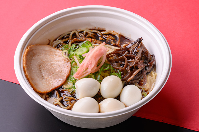 拉麵漠「黑麻油波波拉麵」