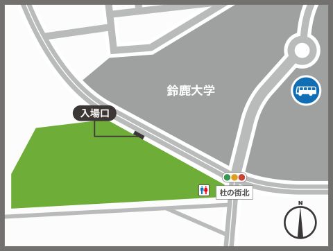 鈴鹿賽道大學停車場