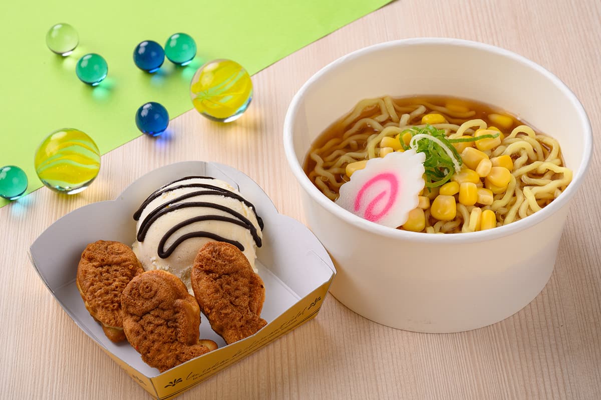 兒童醬油拉麵 小魚套餐